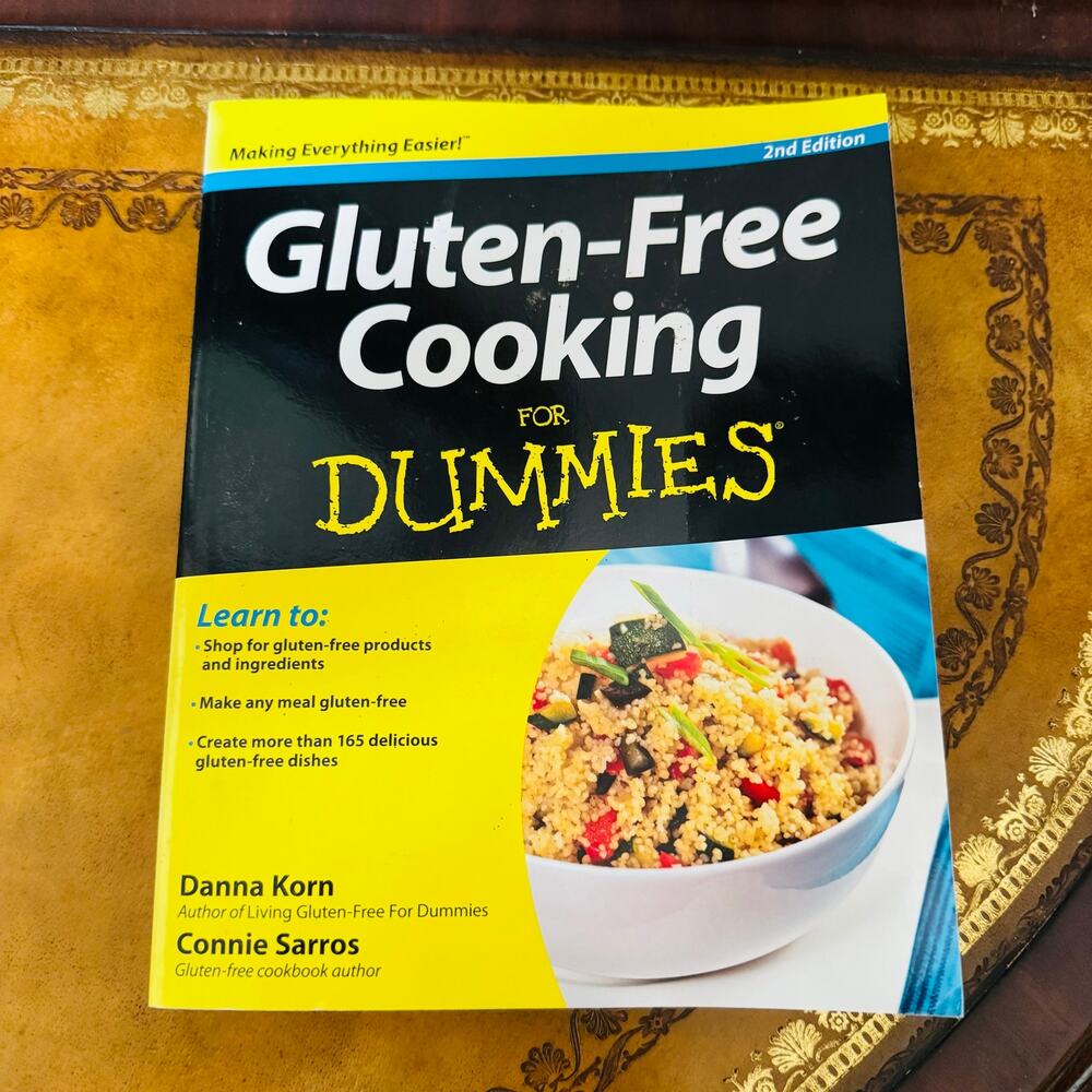 Gluten-Free Cooking For Dummies, 2nd Edition Recipes Cookbook by Danna Korn
